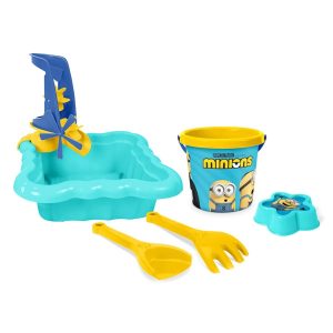WADER Minions smėlio dėžė su smėlio rinkiniu