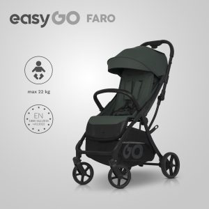 EASY GO FARO SAGE GREEN vežimėlis