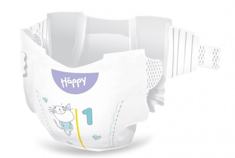 BELLA Baby Happy sauskelnės vaikams 1 Naujagimis 2-5 kg 42 vnt. - Image 2