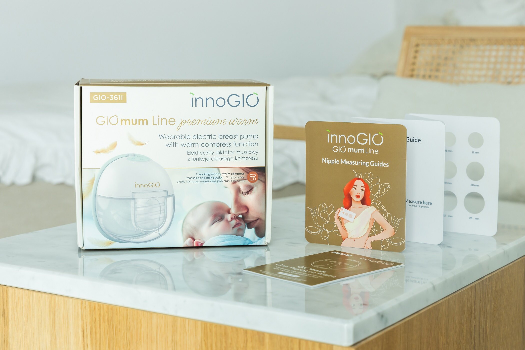 INNOGIO Shell elektrinis pientraukis GIOmum Line Premium Warm Single - Image 3