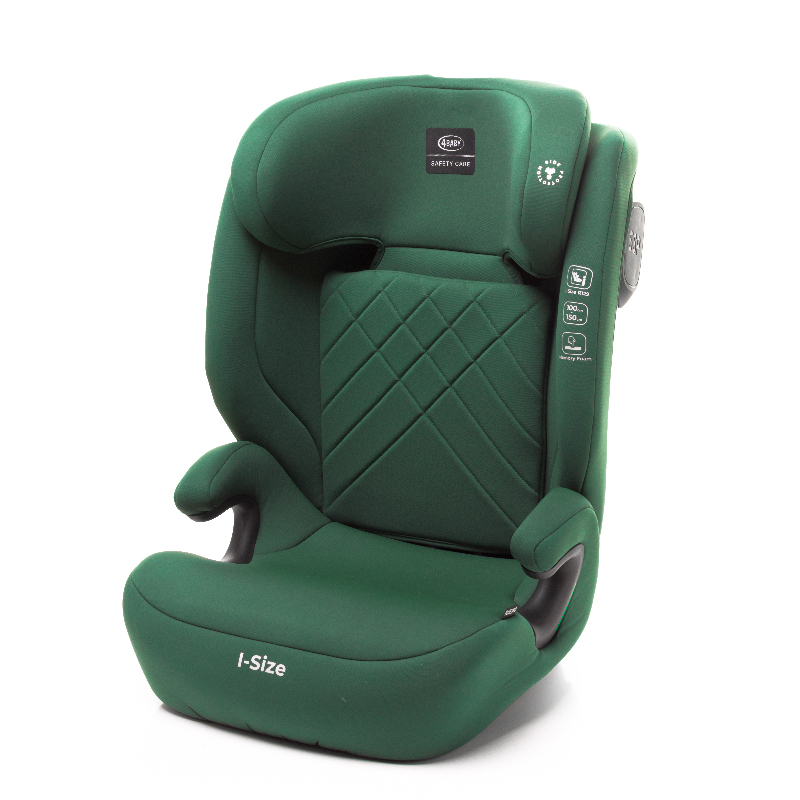 4BABY NERO sėdynė 100-150 cm DARK GREEN I-Size