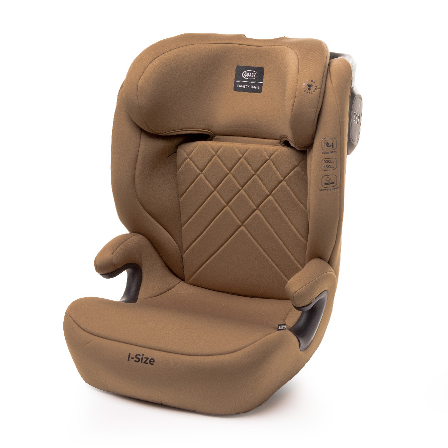 4BABY NERO kėdutė 100-150 cm MOKKA I-SIZE