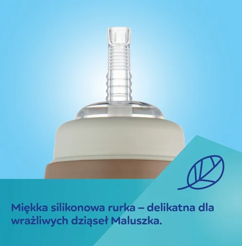 CANPOL Neišsiliejantis buteliukas su tūbele ir svoriu 350ml GOOSE - Image 6