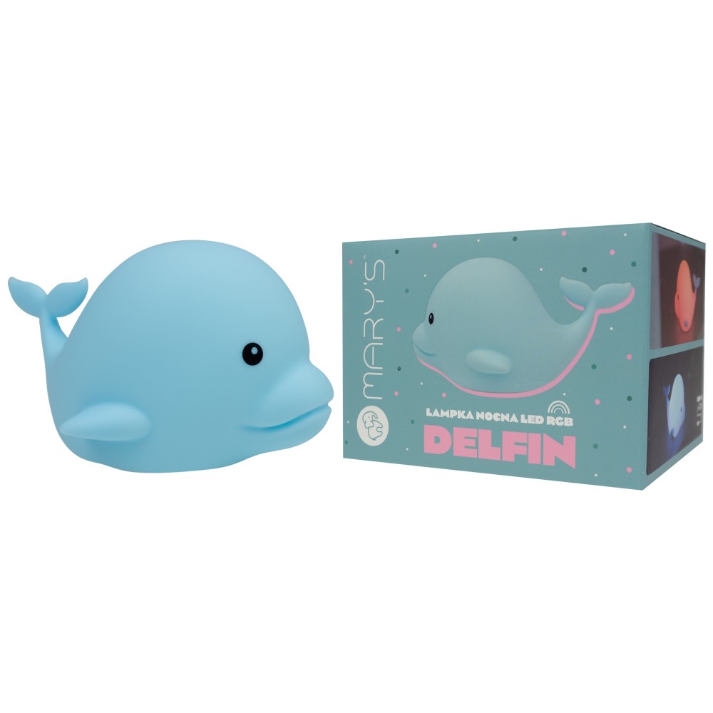 MARY'S Dolphin RGB LED naktinė lempa - Image 2