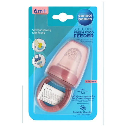 CANPOL Rožinis silikoninis maitinimo tinklelis - Image 4