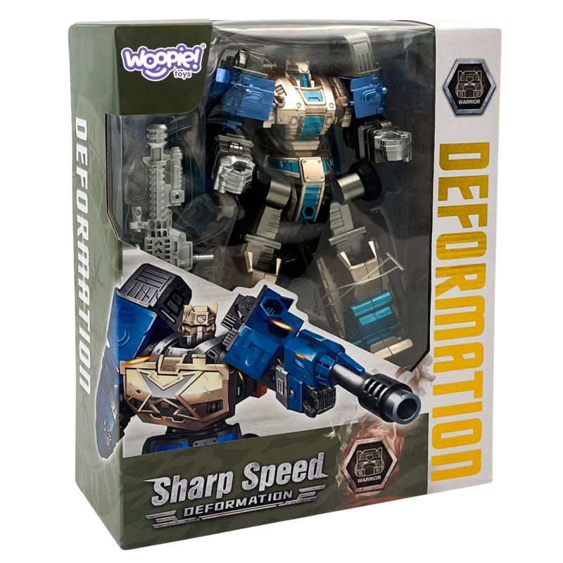 WOOPIE transformuojantis robotas SHARP SPEED 2in1 kovinis sunkvežimis - Image 4