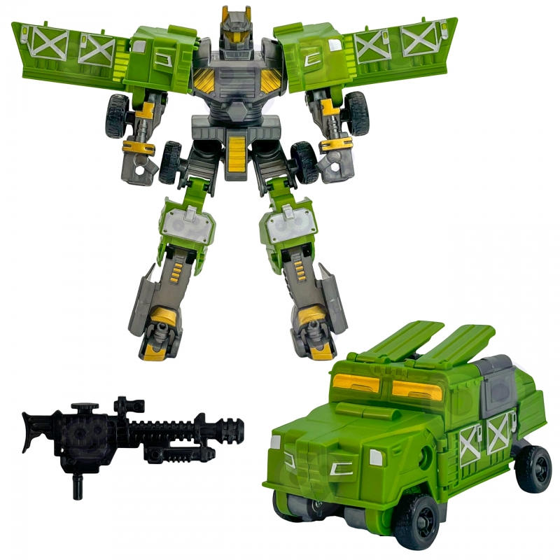 WOOPIE transformuojančių robotų rinkinys 4in1 koviniai automobiliai - Image 3