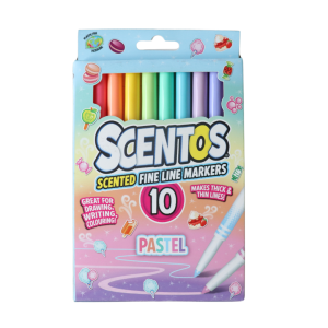 SCENTOS Kvapieji žymekliai - PASTEL 10 vnt