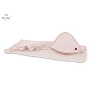 KIECZMERSKI maudymosi užvalkalas 100x100 MIMINU SOFT + skalbimo servetėlė rožinė