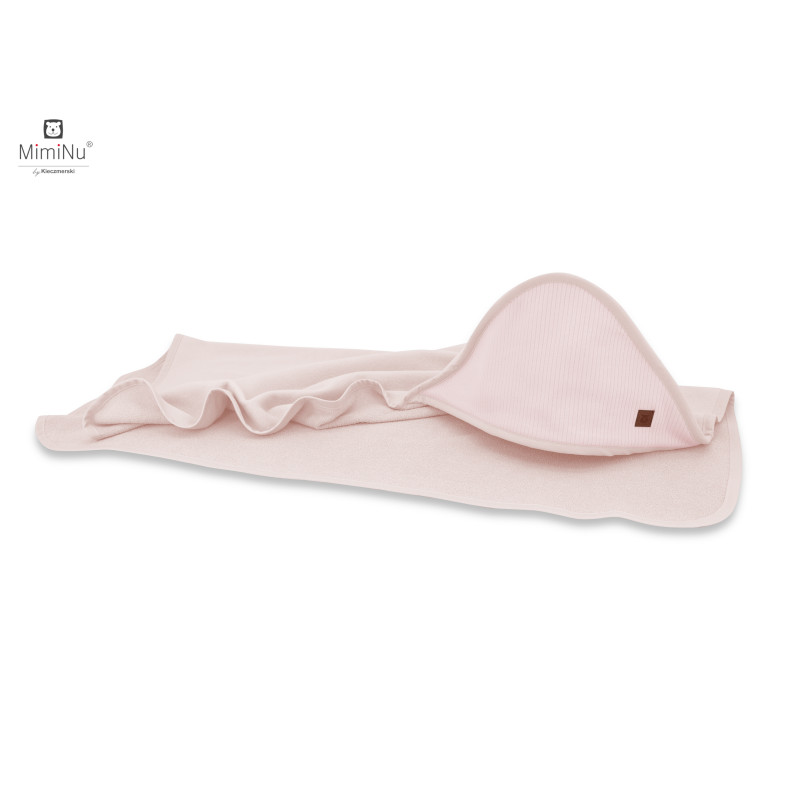KIECZMERSKI maudymosi užvalkalas 100x100 MIMINU SOFT + skalbimo servetėlė rožinė