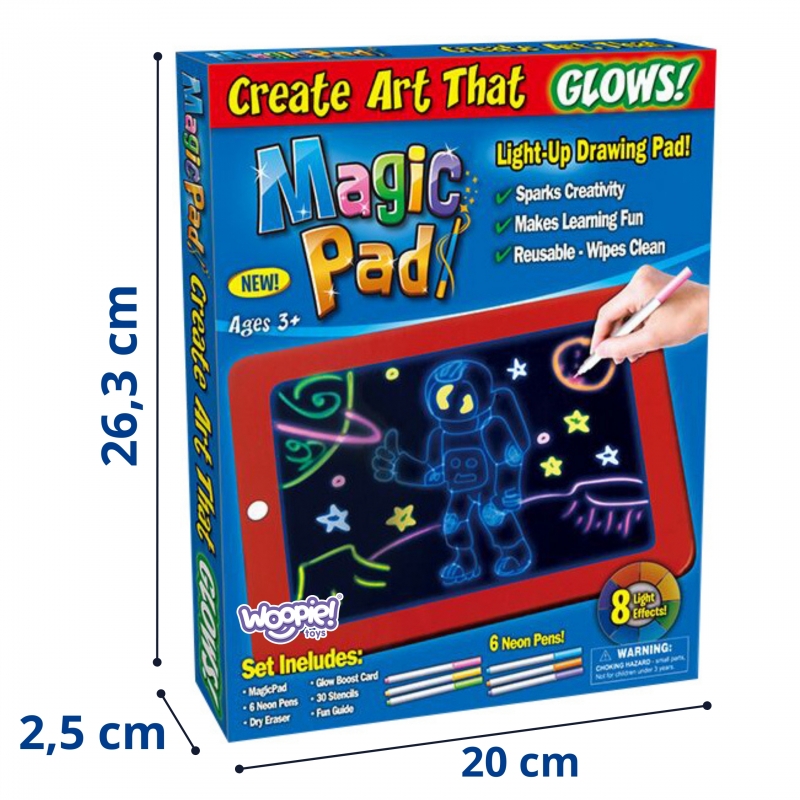 WOOPIE Stebuklinga neoninė piešimo planšetė - Image 2