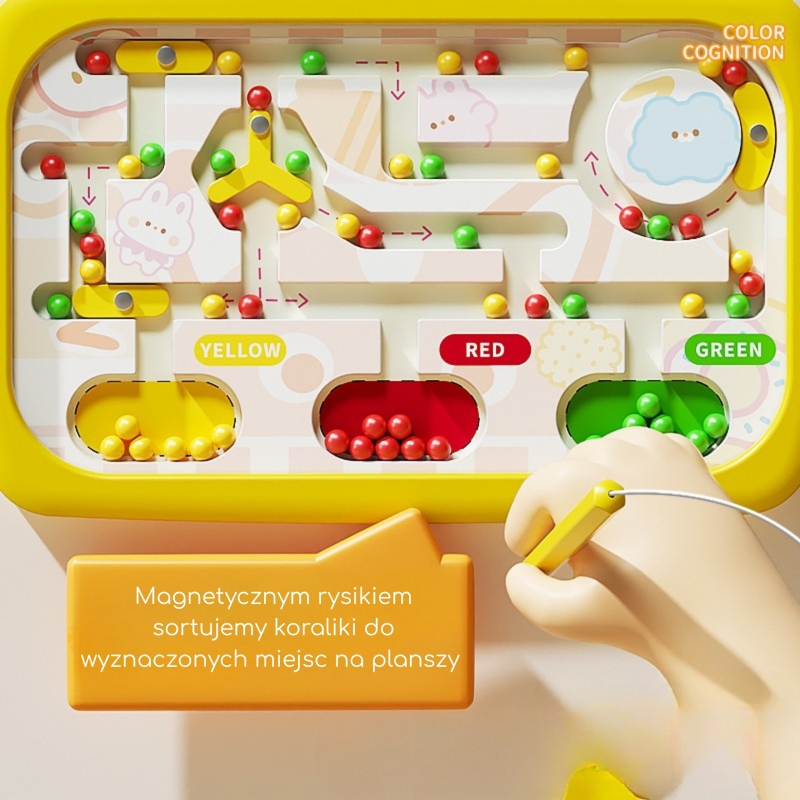 WOOPIE Krabų labirinto magnetinė lenta, oranžinė - Image 4