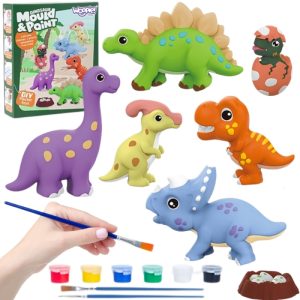 WOOPIE „pasidaryk pats“ figūrėlių dinozaurų rinkinys