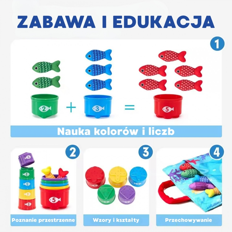 WOOPIE Mažojo meškeriotojo mokymosi skaičiavimo rinkinys - Image 3