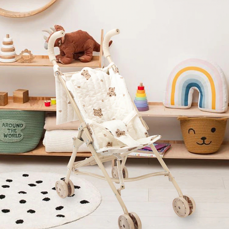 WOOPIE Royal Vintage Teddy Bear lėlės vežimėlis - Image 3