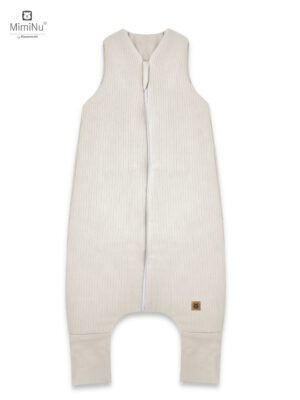 KIECZMERSKI Izoliuotas miegmaišis su kojelėmis MIMINU SOFT FLO S smėlio spalvos 80/98cm 1-2,5 metai