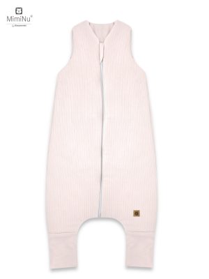 KIECZMERSKI Izoliuotas miegmaišis su kojelėmis MIMINU SOFT FLO S pudra rožinė 80/98cm 1-2,5 metai