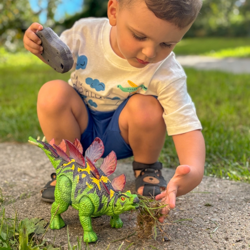 WOOPIE Nuotoliniu būdu valdomas dinozauras Stegosaurus - Image 8