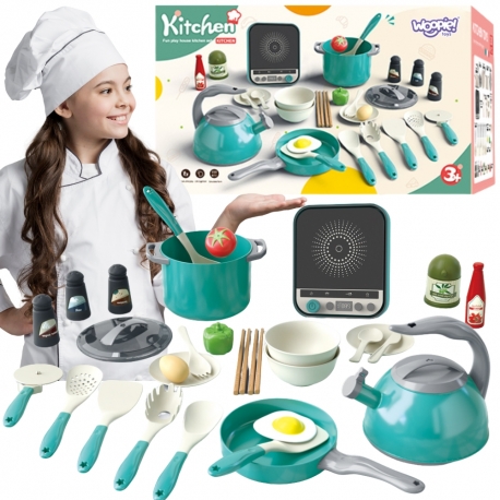 WOOPIE Virtuvės įrankių rinkinys Green 24 vnt.