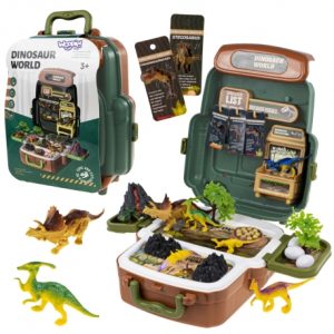 WOOPIE Dinosaur World lagaminas - edukacinis rinkinys
