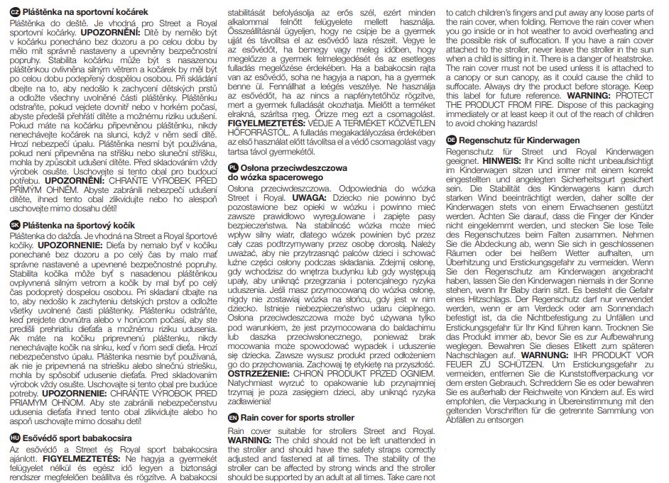 PETITE&MARS Lietingas Didelis Uždangalas nuo lietaus vežimėliui - Image 2