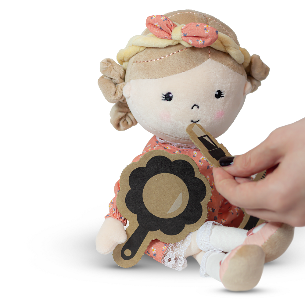 PETITE&MARS Pliušinė lėlė Sophie 0+ 35 cm - Image 7