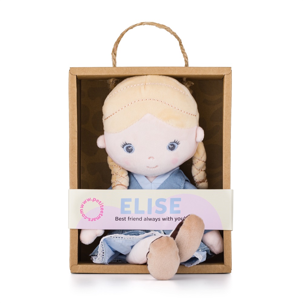 PETITE&MARS Pliušinė lėlė Elise 0+ 35 cm - Image 3