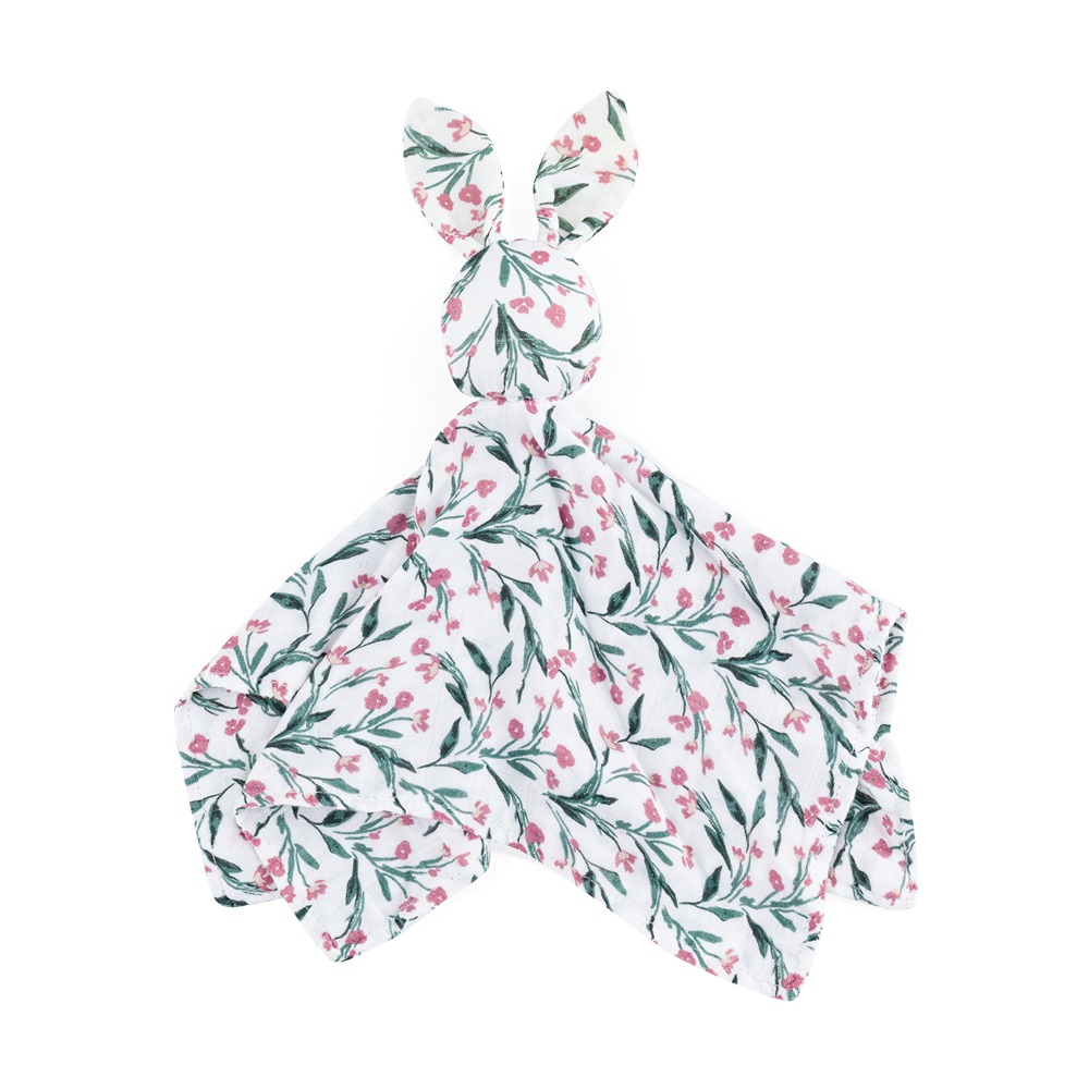 PETITE&MARS Hugo Pink Meadow, bambukinis muslininis mielas žaislas - Image 3