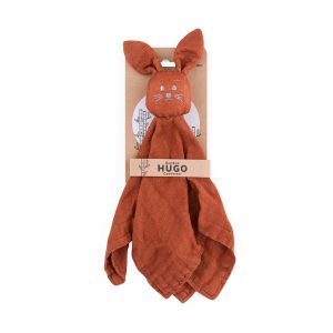 PETITE&MARS Hugo Cinamon Spice, bambuko muslino mielas žaislas
