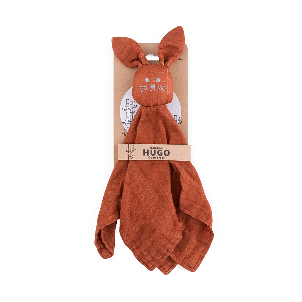 PETITE&MARS Hugo Cinamon Spice, bambuko muslino mielas žaislas
