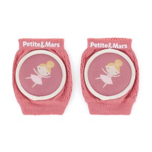 PETITE&MARS Follow Dusty Rose elastiniai šliaužiojantys kelių pagalvėlės 6 m+