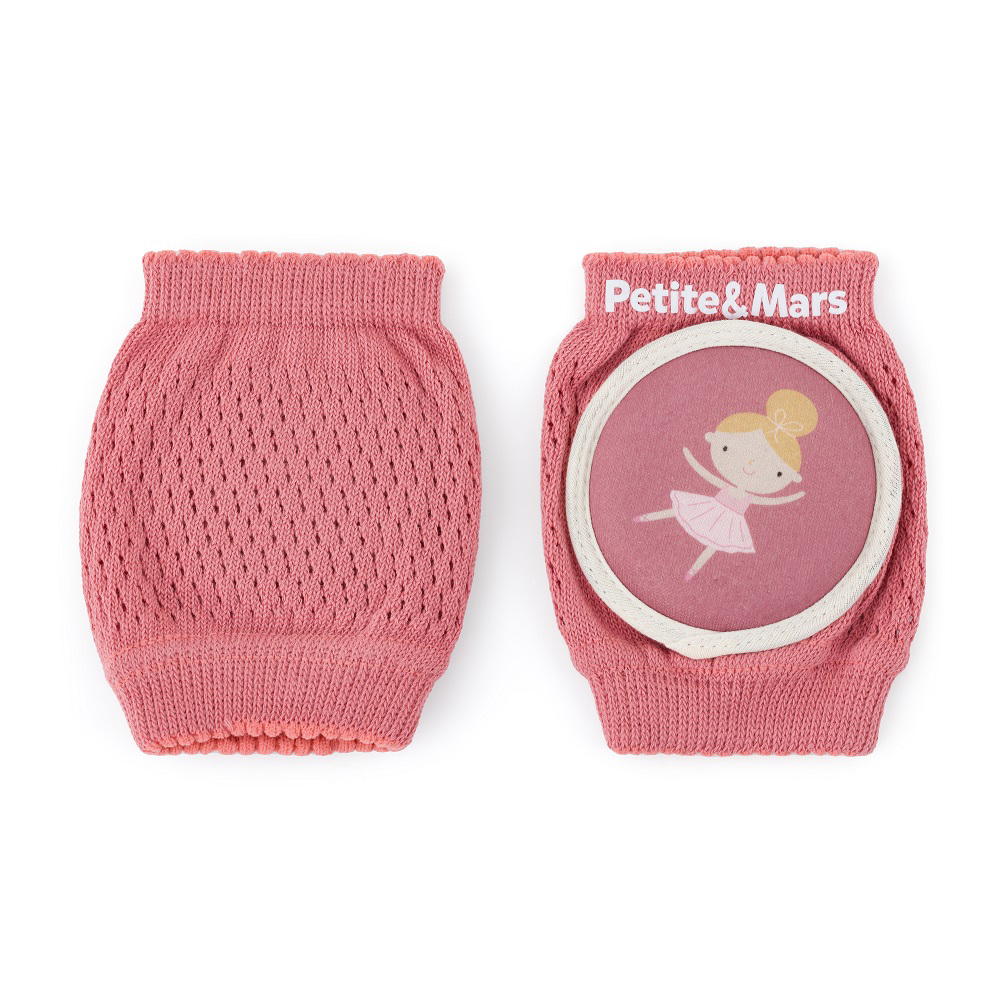 PETITE&MARS Follow Dusty Rose elastiniai šliaužiojantys kelių pagalvėlės 6 m+ - Image 2