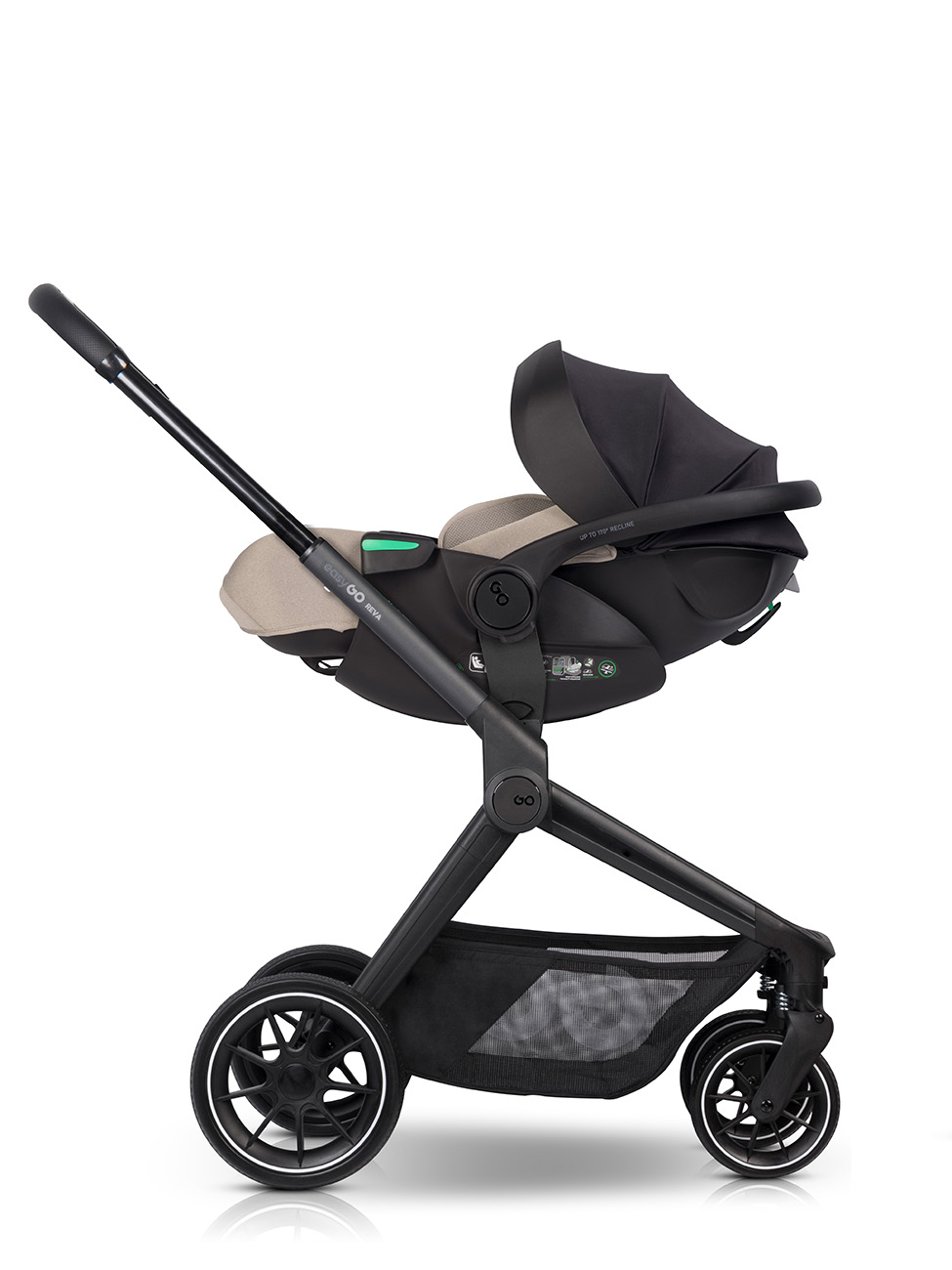 EASY GO BUZ XTD PRO TAUPE autokėdutė - Image 4