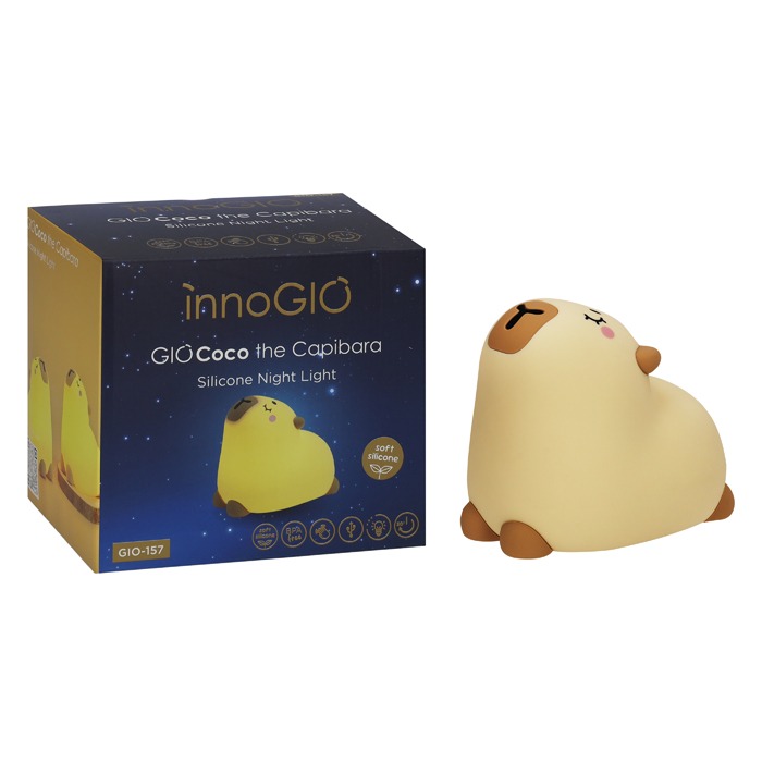 INNOGIO Silicone Capybara naktinė lempa - Image 3