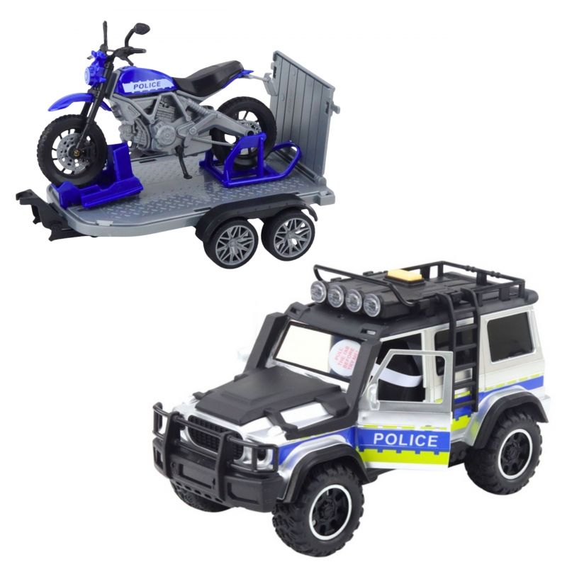 WOOPIE Policijos automobilio priekaba motociklas