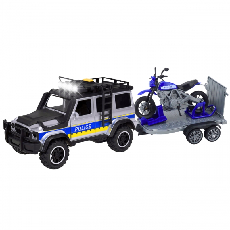 WOOPIE Policijos automobilio priekaba motociklas - Image 3