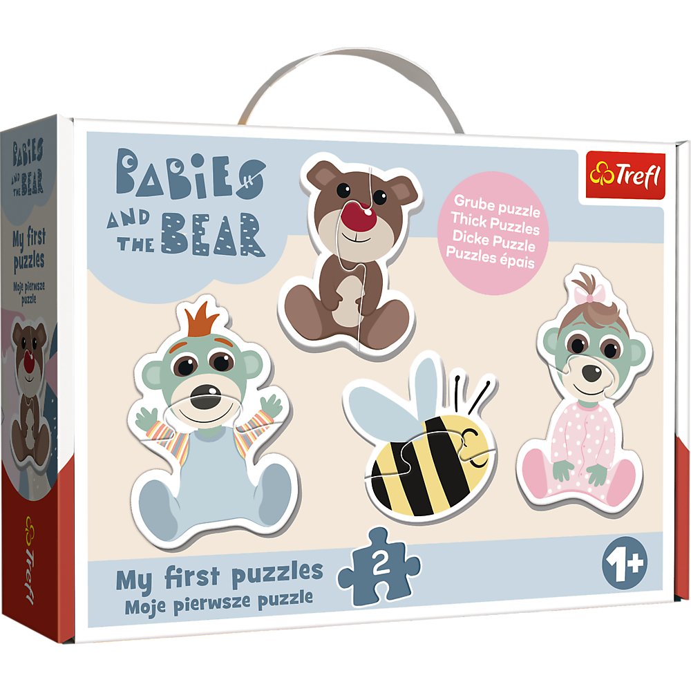 TREFL Puzzle Baby Classic, draugiški kūdikiai