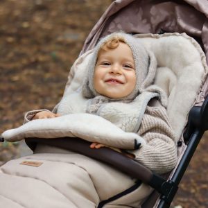ZAFFIRO iGrow Scandi reguliuojamas miegmaišis 0-36m smėlio spalvos