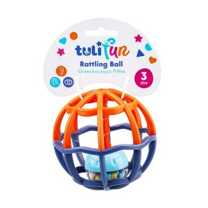 TULI FUN Barškučio kamuoliukas, 3 spalvų derinys