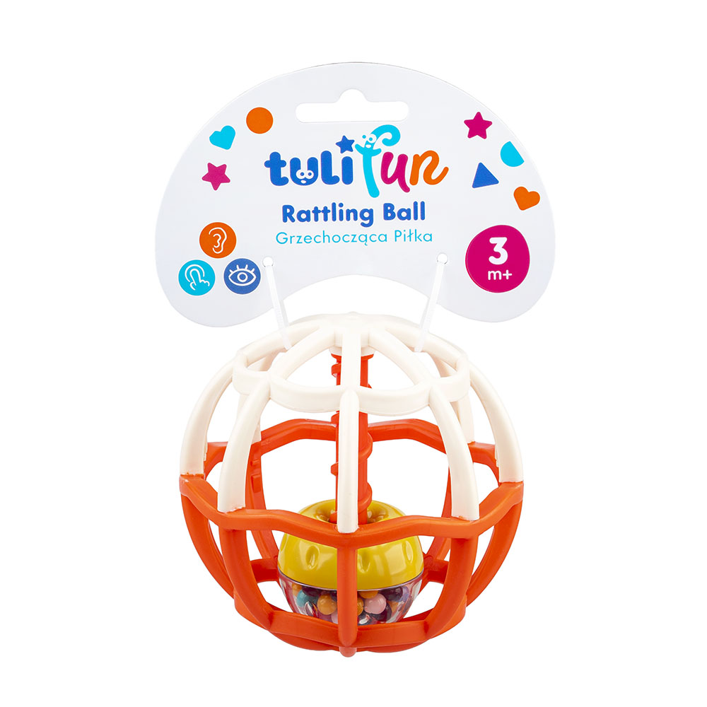 TULI FUN Barškučio kamuoliukas, 3 spalvų derinys - Image 2