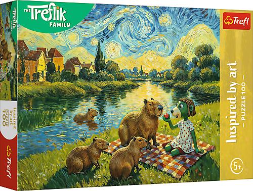 TREFL galvosūkis 100 Kapibarų maitinimas / Treflikų šeima
