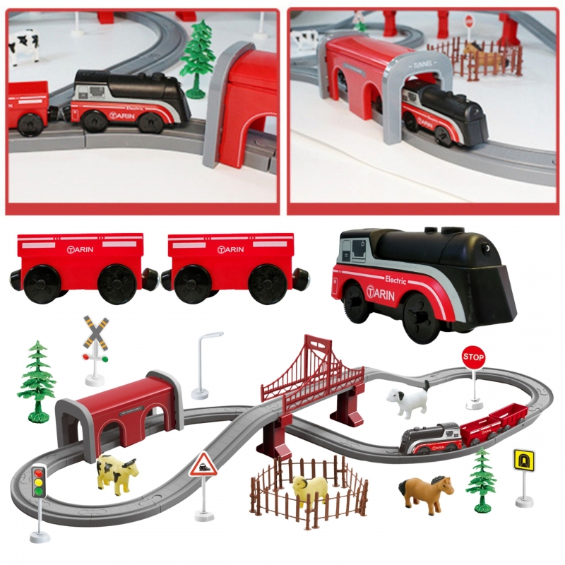 WOOPIE Animals Electric Train Set 70 vnt. - Image 2