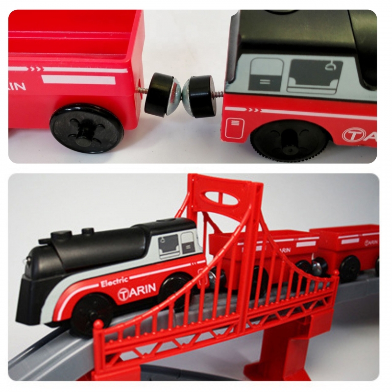 WOOPIE Animals Electric Train Set 70 vnt. - Image 3