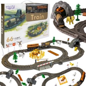 WOOPIE Elektrinis traukinys 66 vnt.
