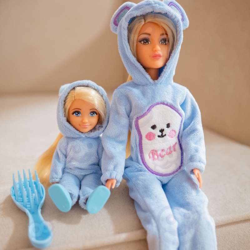 WOOPIE ROYAL Dolls Kombinezonai Mėlyni meškiukai - Image 2