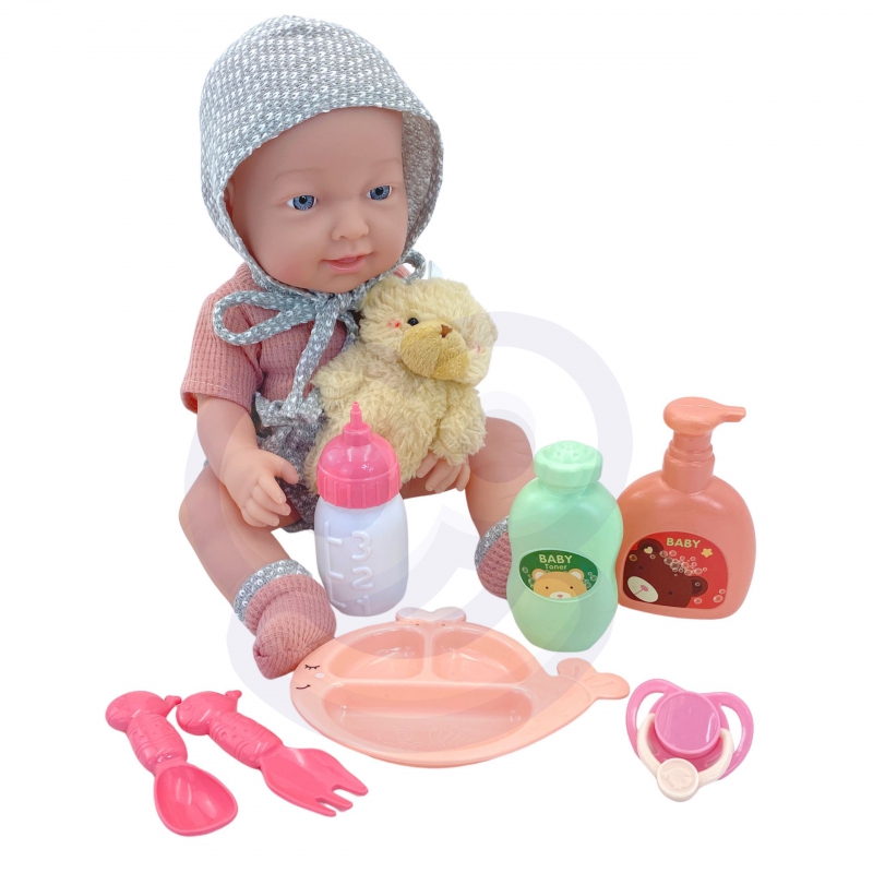 WOOPIE ROYAL lėlė kūdikiui 36 cm drabužėlyje su meškiuku - Image 4