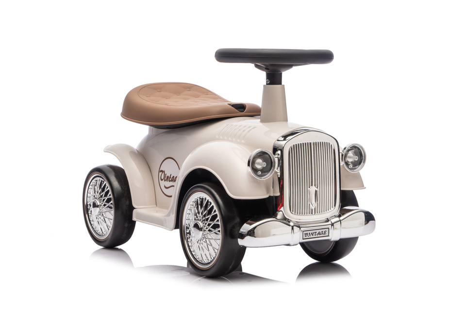 MOOVKEE Ride-on RETRO transportas kreminis - Image 2