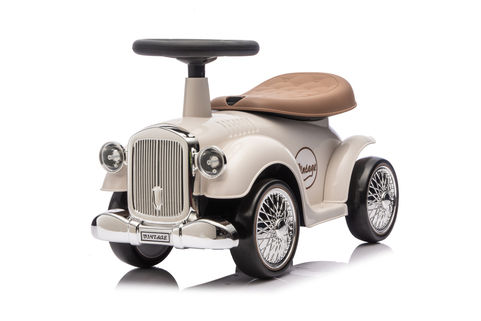 MOOVKEE Ride-on RETRO transportas kreminis - Image 7