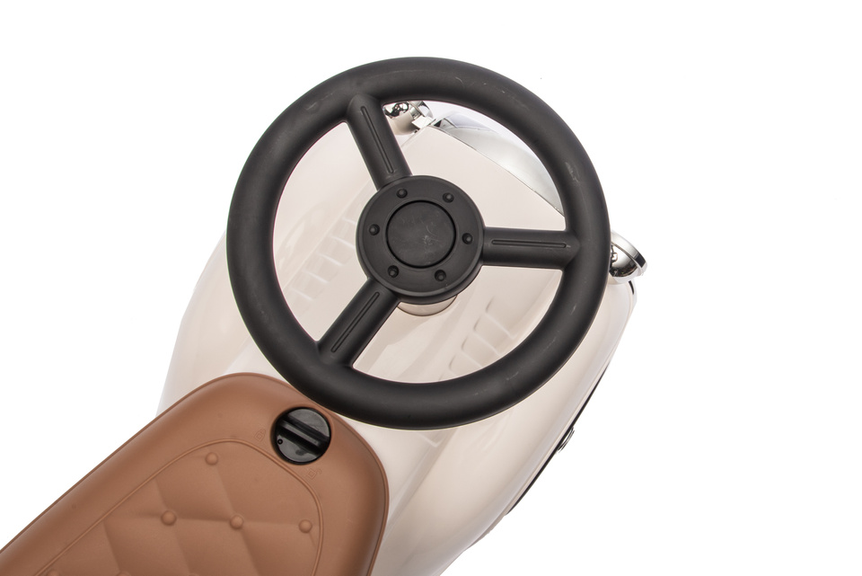 MOOVKEE Ride-on RETRO transportas kreminis - Image 8