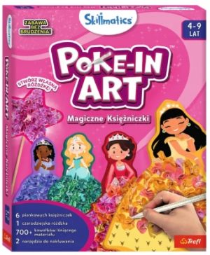 TREFL Skillmatics Poke-In Art stebuklingos princesės